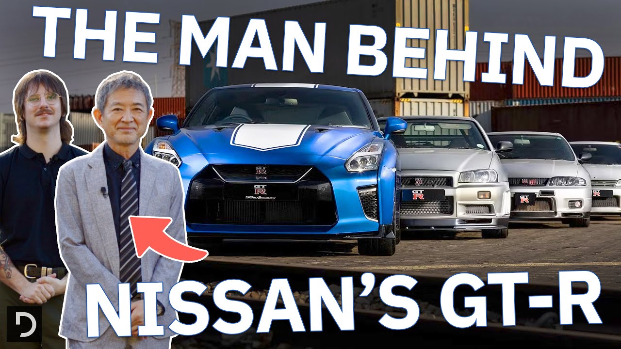 День с отцом Nissan GT-R, Хироши Тамурой | Drive.com.au