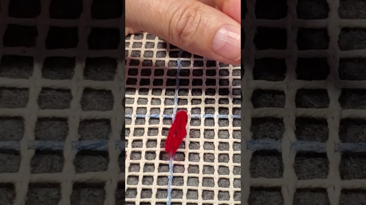 How to Latchhook, Alternative Method