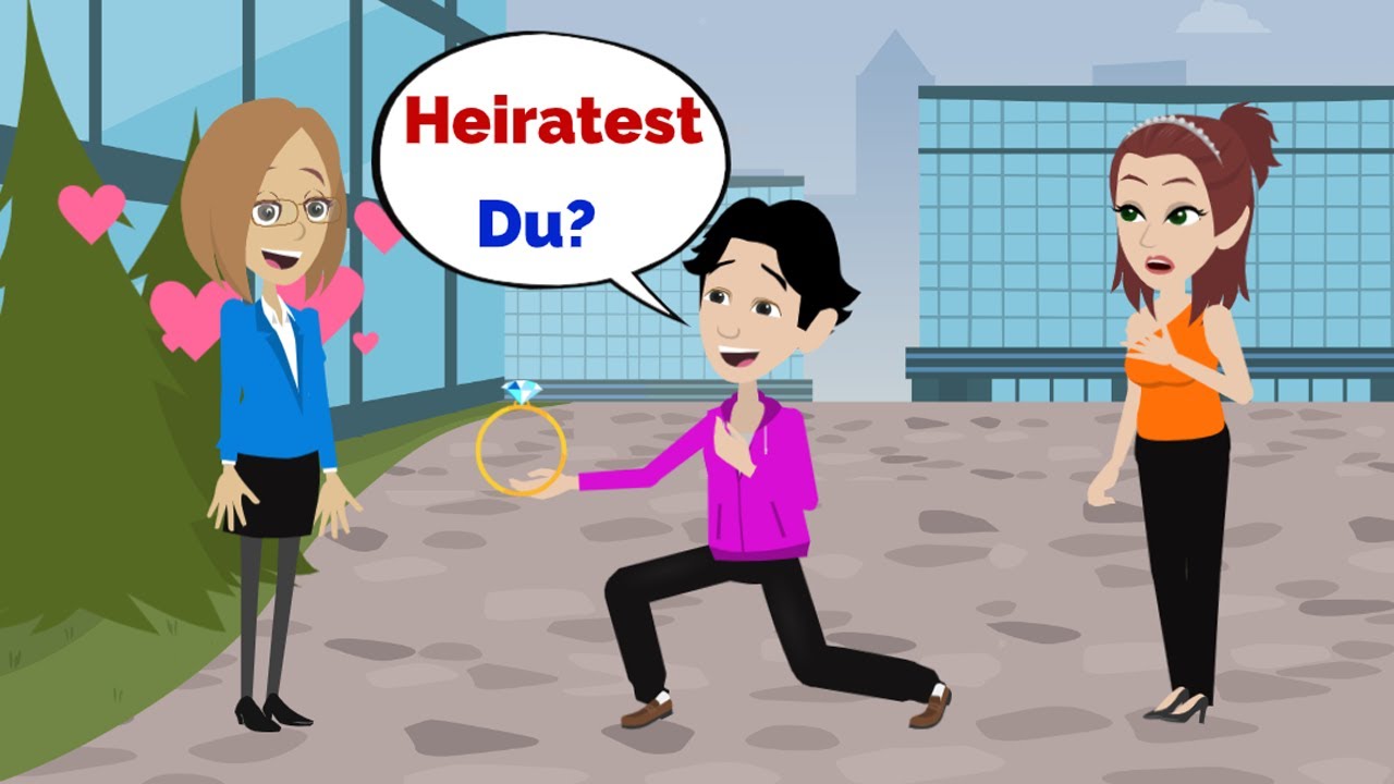 | Deutsch lernen | Simple German Speaking Practice with Animation | Learn German Conversation 🌟 |