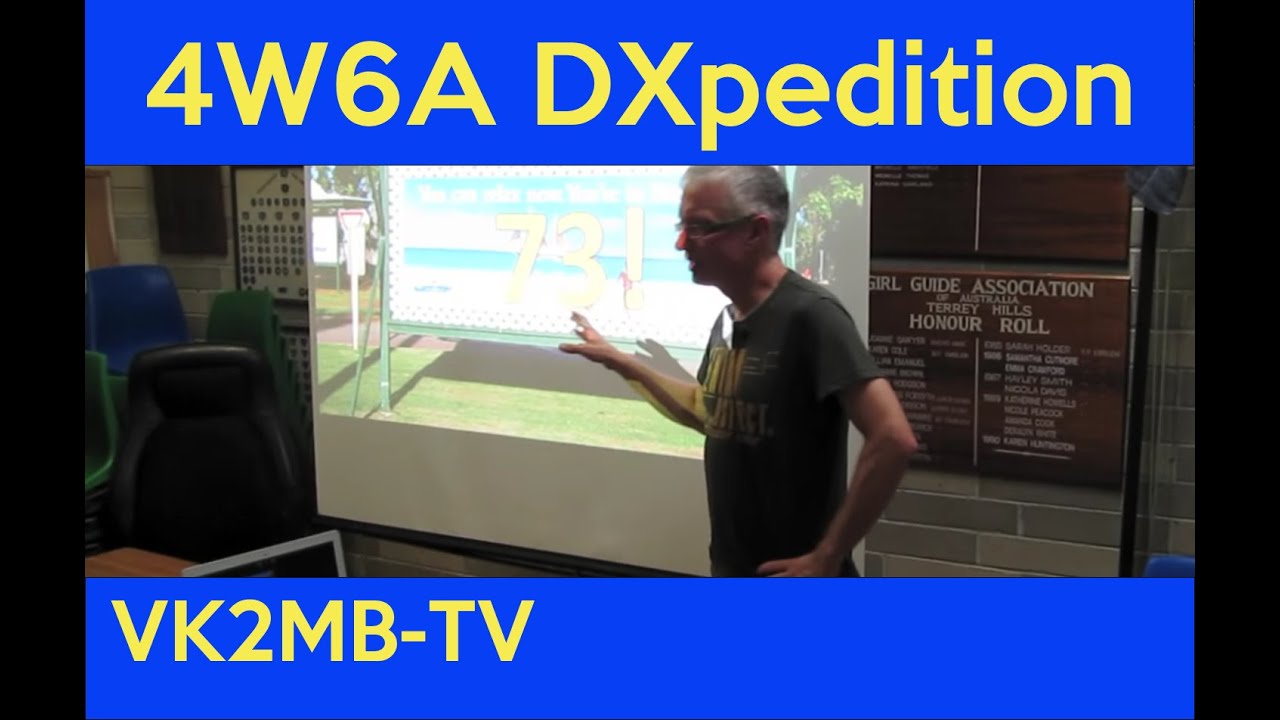 4W6A DXpedition to Timor-Leste - Bernder Langer VK2IA - Manly-Warringah Radio Society lecture