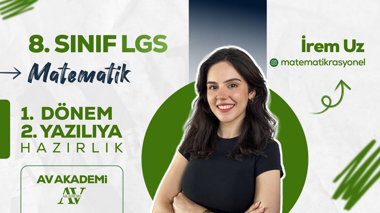 AV Yayınları | 8.Sınıf Matematik 1. Dönem 2. Yazılıya Hazırlık