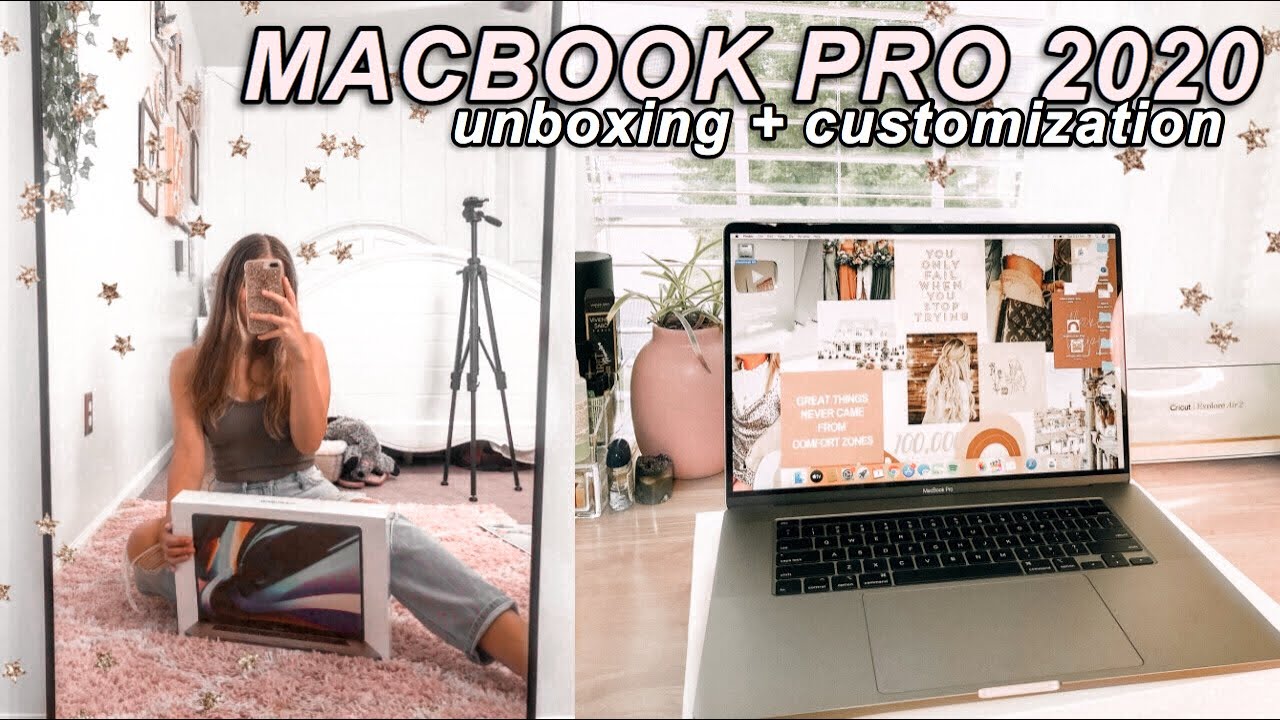 UNBOXING AND CUSTOMIZING MY NEW 2020 MACBOOK PRO 16