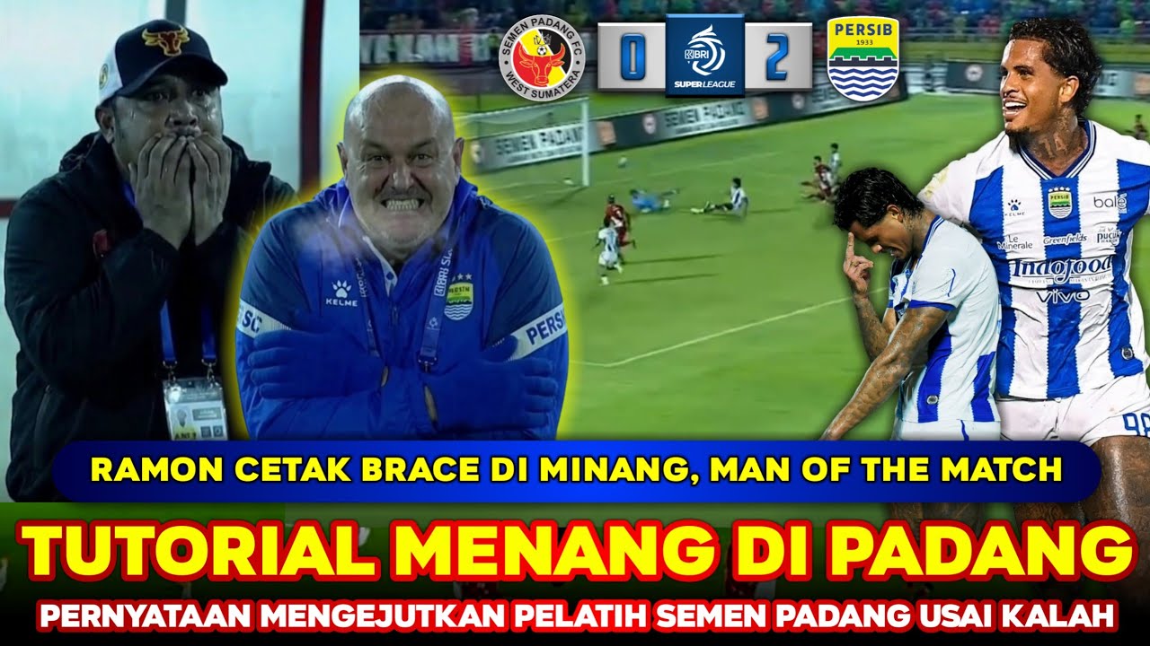 APBD FC MALU BESAR🤣 TUTORIAL Menang Ada di SEPATU RAMON❗ Hasil Semen Padang vs Persib 0-2❗GOL RAMON