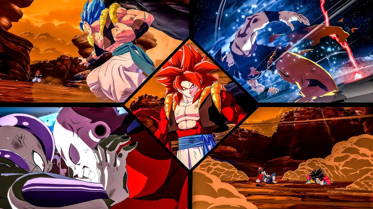 DRAGON BALL FighterZ PS5 All NEW Dramatic Finish  (All Season DLC 1,2,3)SSJ4 Gogeta vs Gogeta Blue