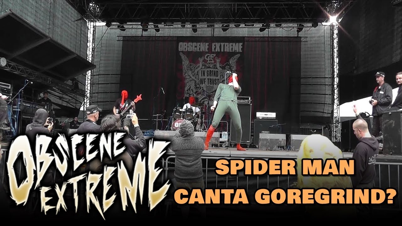 SPIDER MAN CANTA GOREGRIND? | Obscene Extreme Reacción