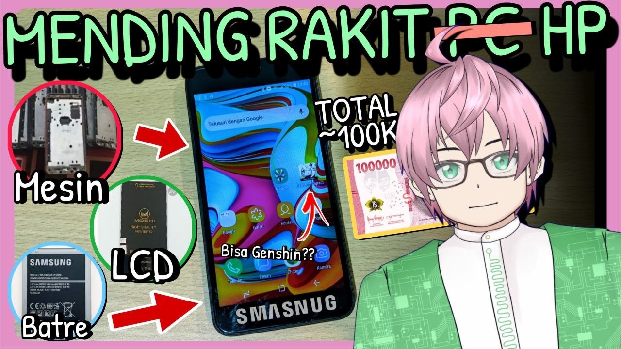 Mencoba RAKIT HP RAM 1GB Samsung Galaxy A2 Core lalu ROOT dan TES GAMING  [vTuber Indonesia]