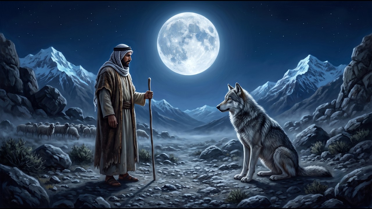 قصة الراعي الذي خطف الذئب نعجته الوحيدة! فأقسم على الانتقام! والمفاجأة التي وجدها بانتظاره في الكهف!