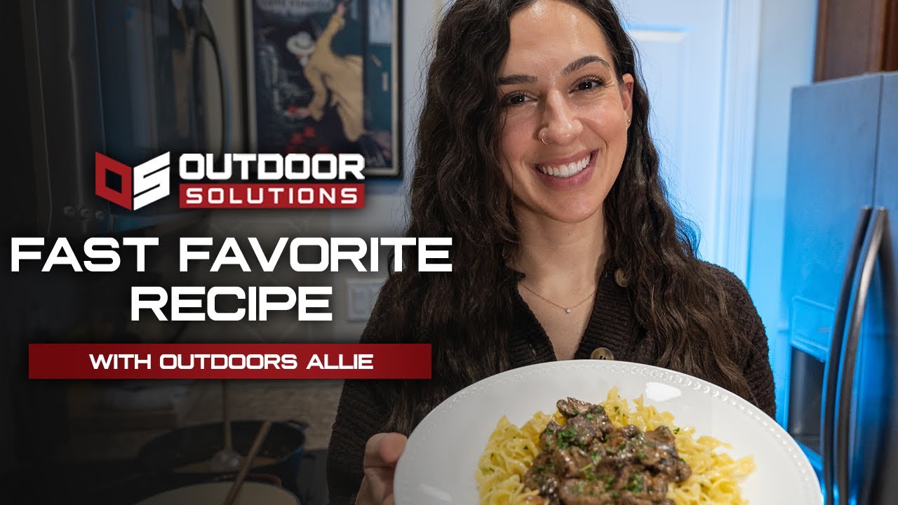 Бефстроганов из оленины с Outdoors Allie