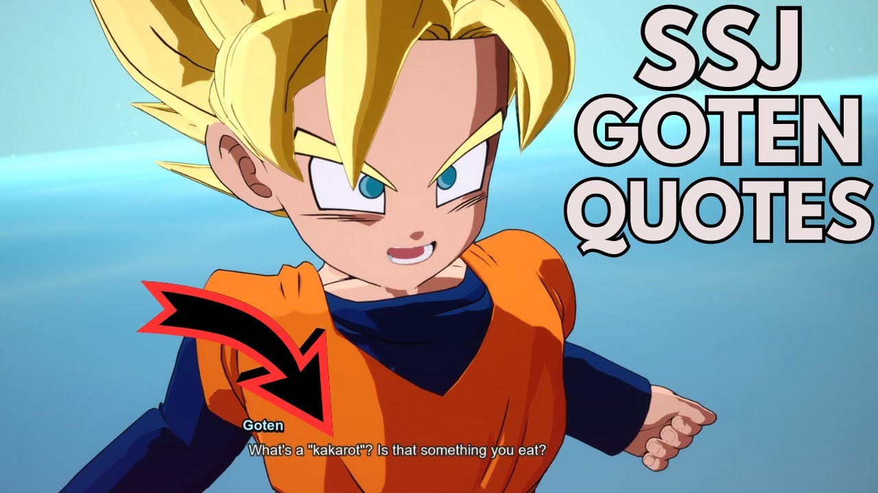 SSJ Goten: особые цитаты и взаимодействия в Dragon Ball, вызвавшие ZERO цитат и взаимодействий