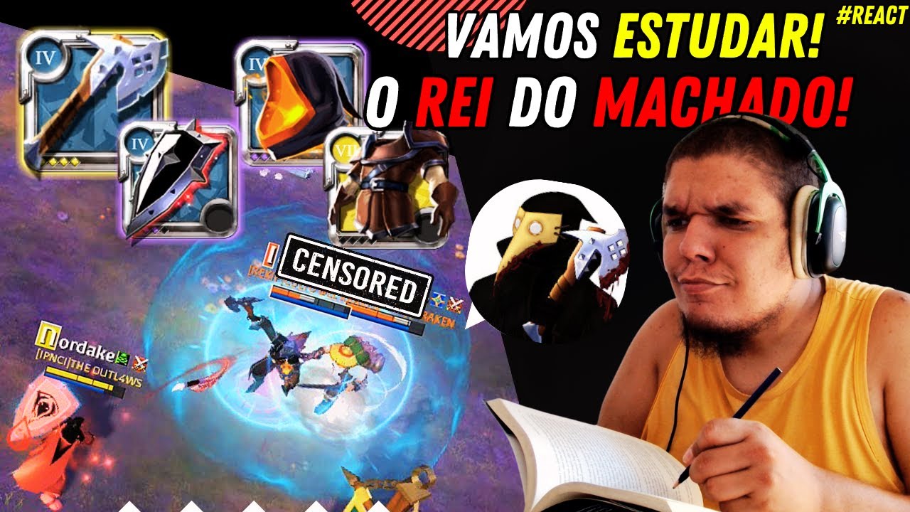 🔴 ATENÇÃO: ELE TEM O MACHADO MAIS ⚡BROKEN⚡ 4.4! 💰 APRENDA COM ELE A FAZER PREMIUM 🚀🔥 | Albion Online