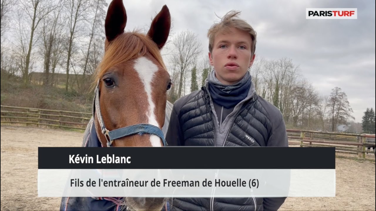 Kévin Leblanc, fils de l'entraîneur de Freeman de Houelle (23/01 à Vincennes)