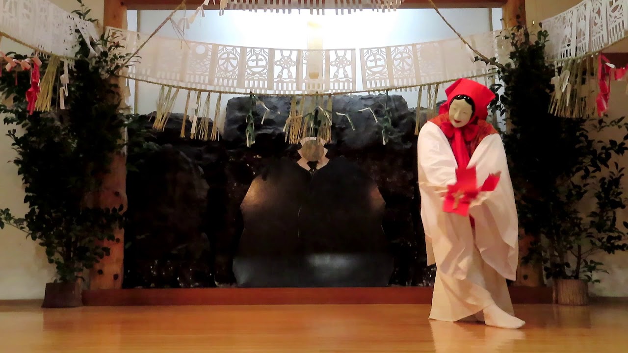 高千穂神楽【鈿女の舞】高千穂神社 KAGURA UZUME
