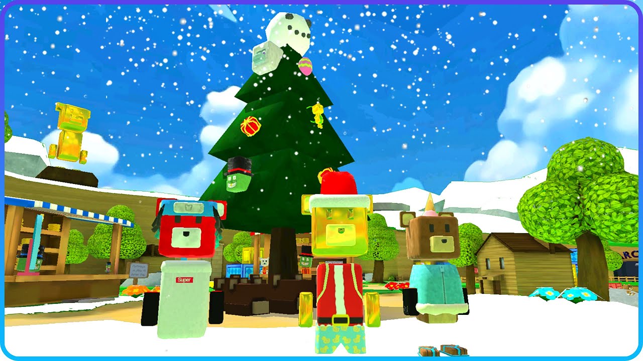NEW Christmas Tree in Snowy Bear Village Super Bear Adventure Gameplay Walkthrough
