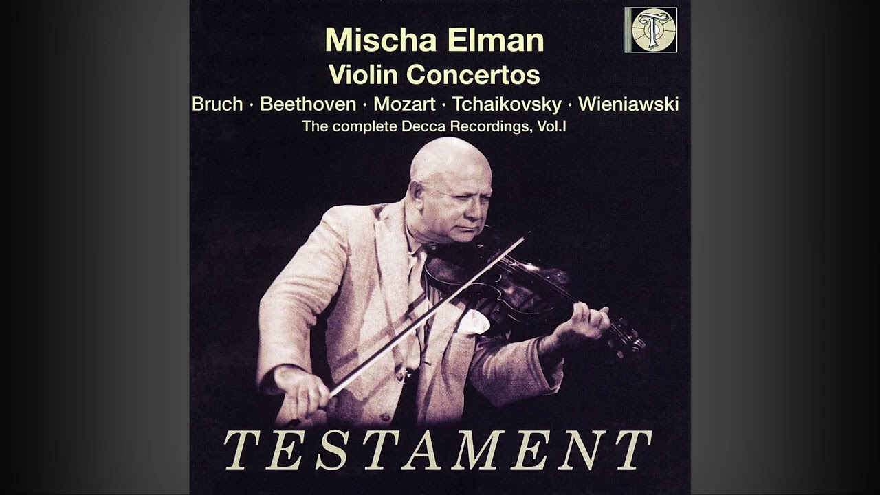 Bruch: Violin Concerto No. 1 in G minor, Op. 26 - Mischa Elman, LPO, Sir Adrian Boult. Rec. 1956