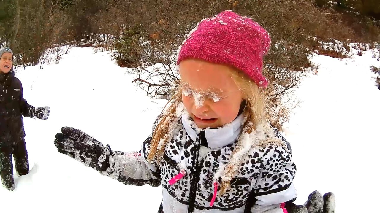 SNOWBALL TO THE FACE!