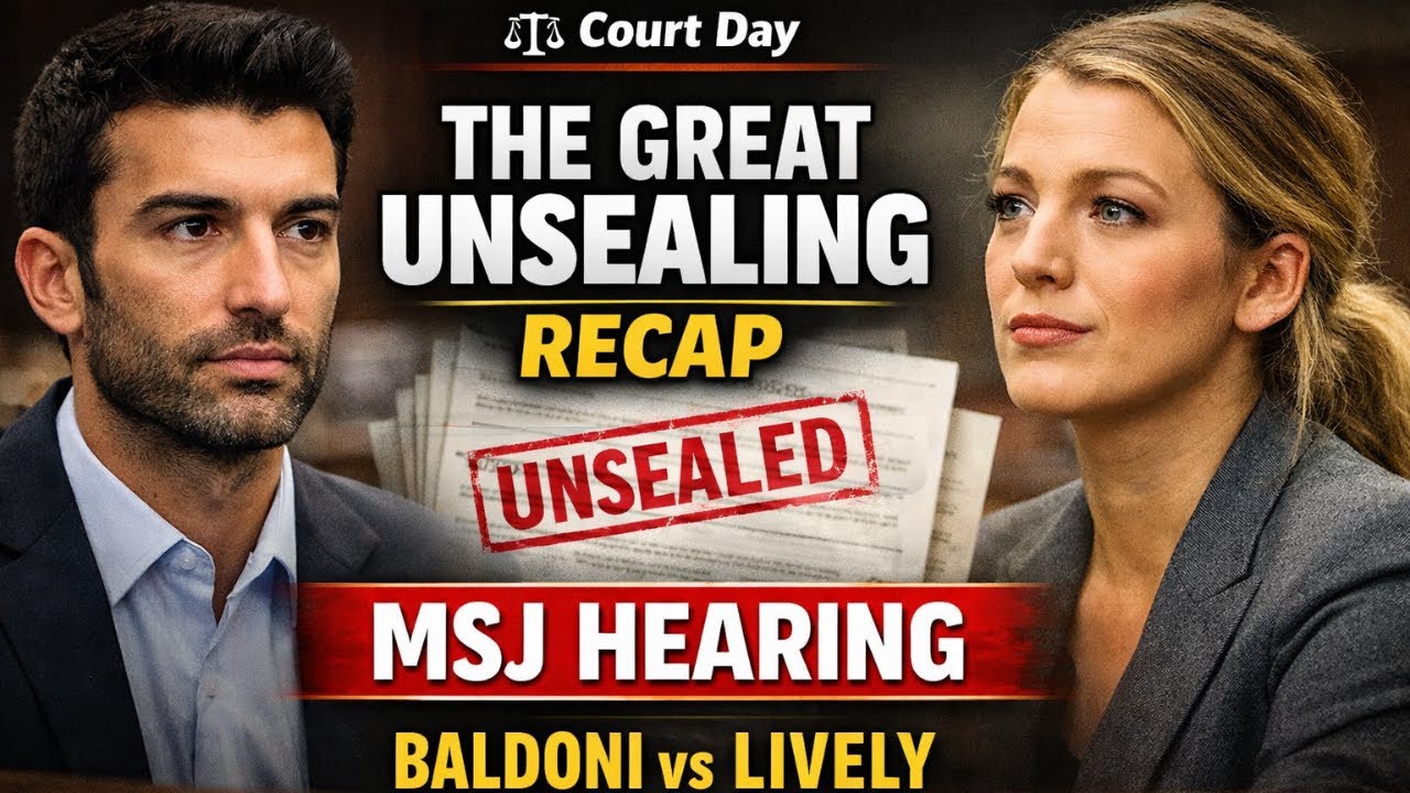 MSJ Hearing Day : The Great Unsealing Recap | Baldoni v Lively