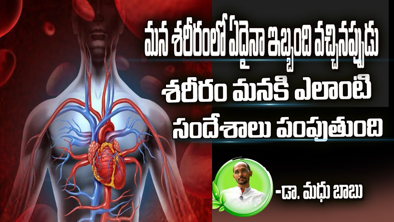 మన శరీరంలో ఏదైనా ఇబ్బంది వచ్చినప్పుడుశరీరంమనకి ఎలాంటి సందేశాలుపంపుతుంది |DrMadhuBabu | Health Trends