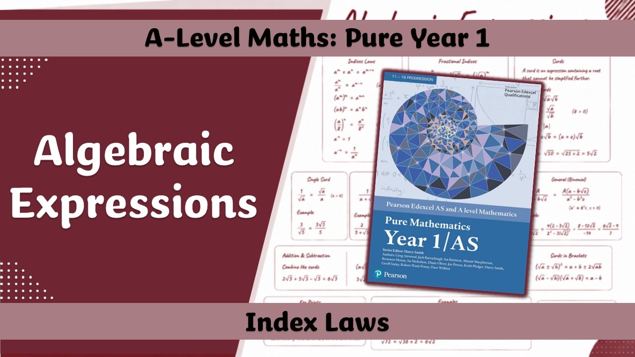 A Level Maths | Pure - Year 1 | Laws of Indices