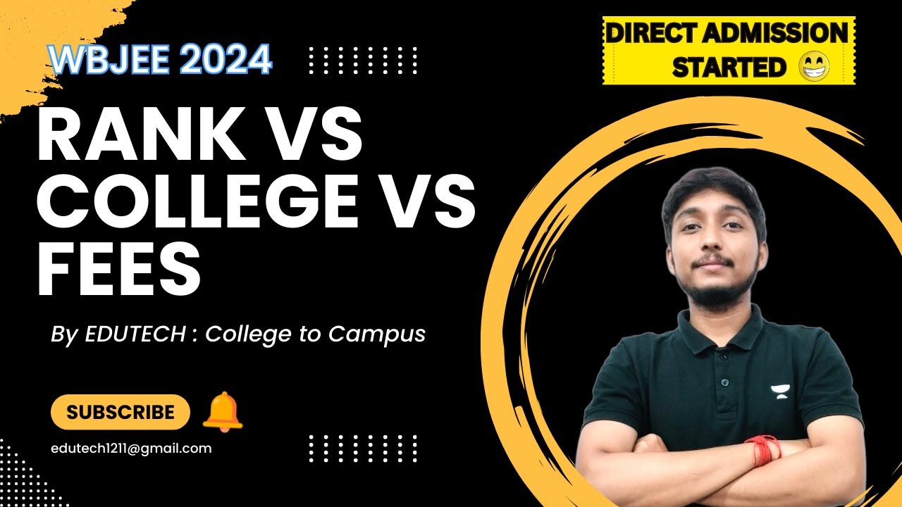 Wbjee counselling process 2024 | Wbjee rank vs college | Wbjee counselling dates 2024