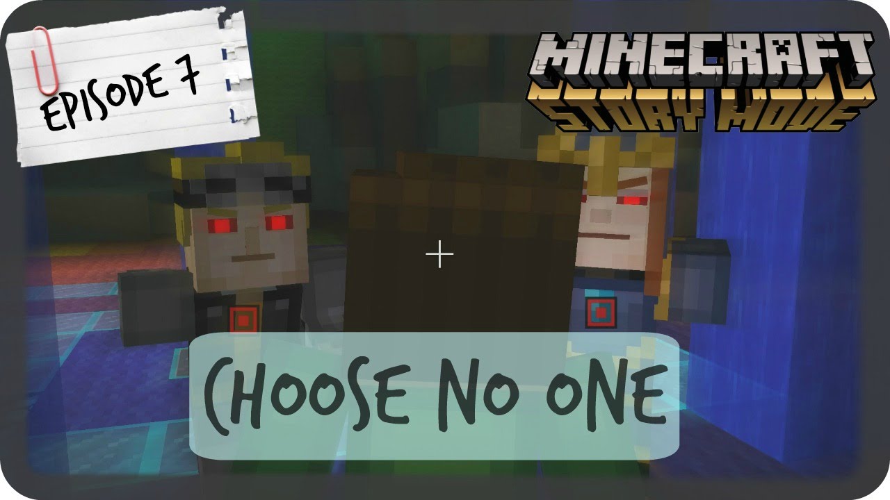 Minecraft Story Mode | What if you do nothing while choosing who to unchip?