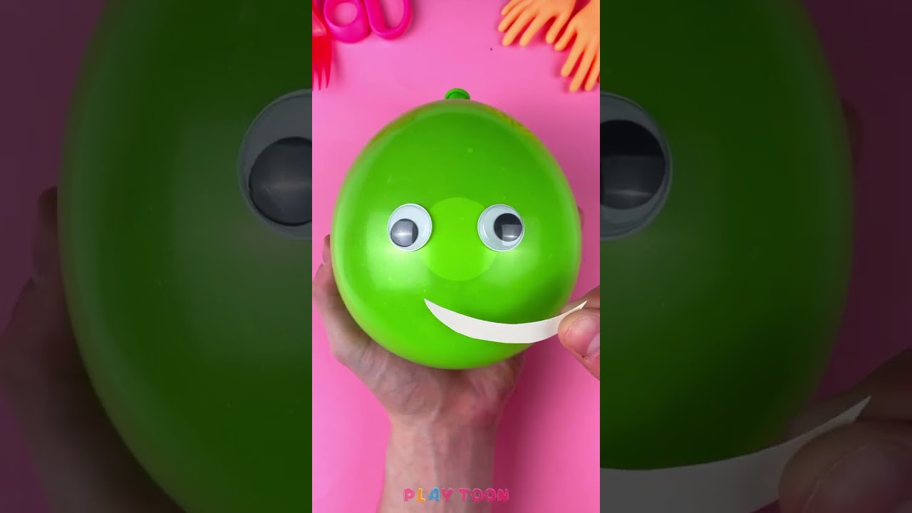 💧 Squeeze and Splash 🎈 Let's Make a Water Balloon! 😆