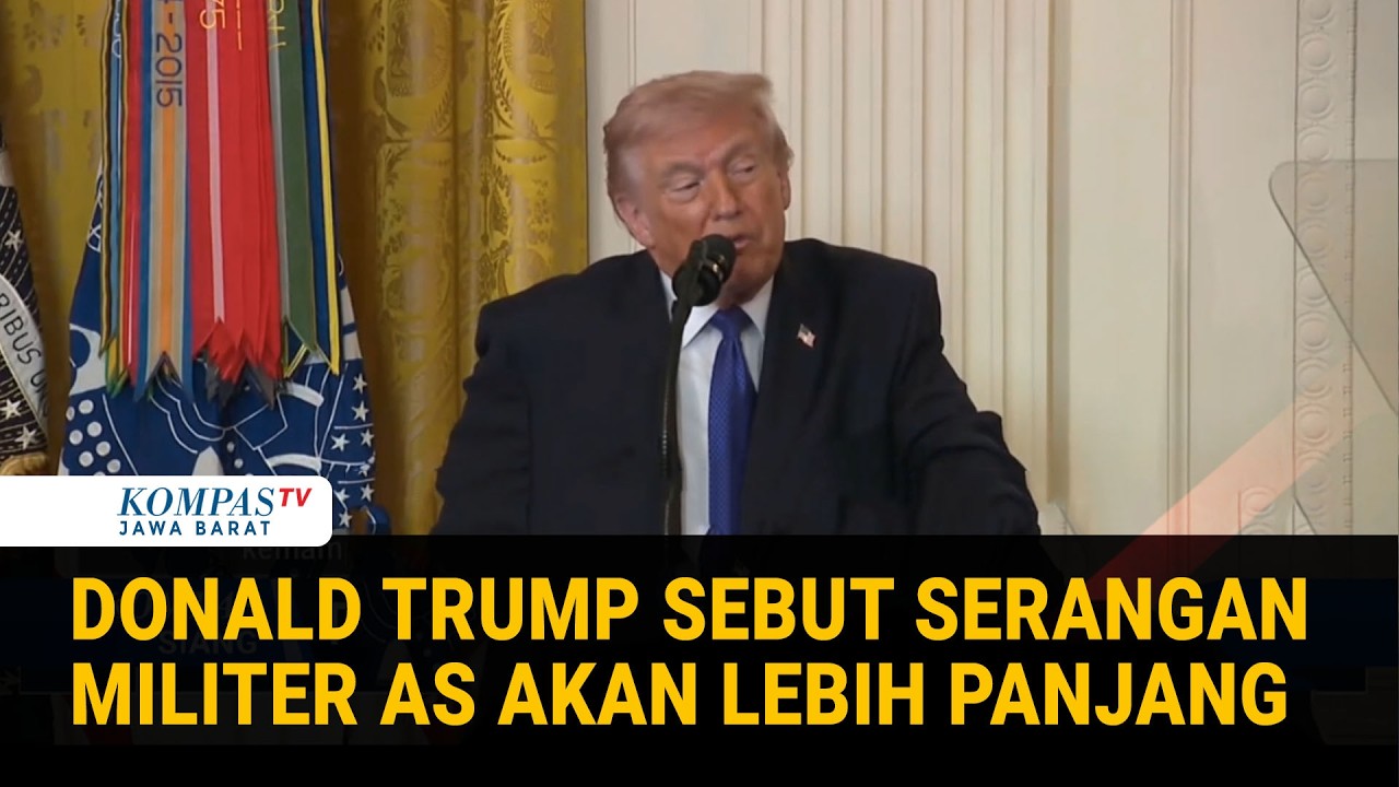 Trump Ancam Iran Sebut Serangan Militer AS Lebih Panjang dari Rencana Awal