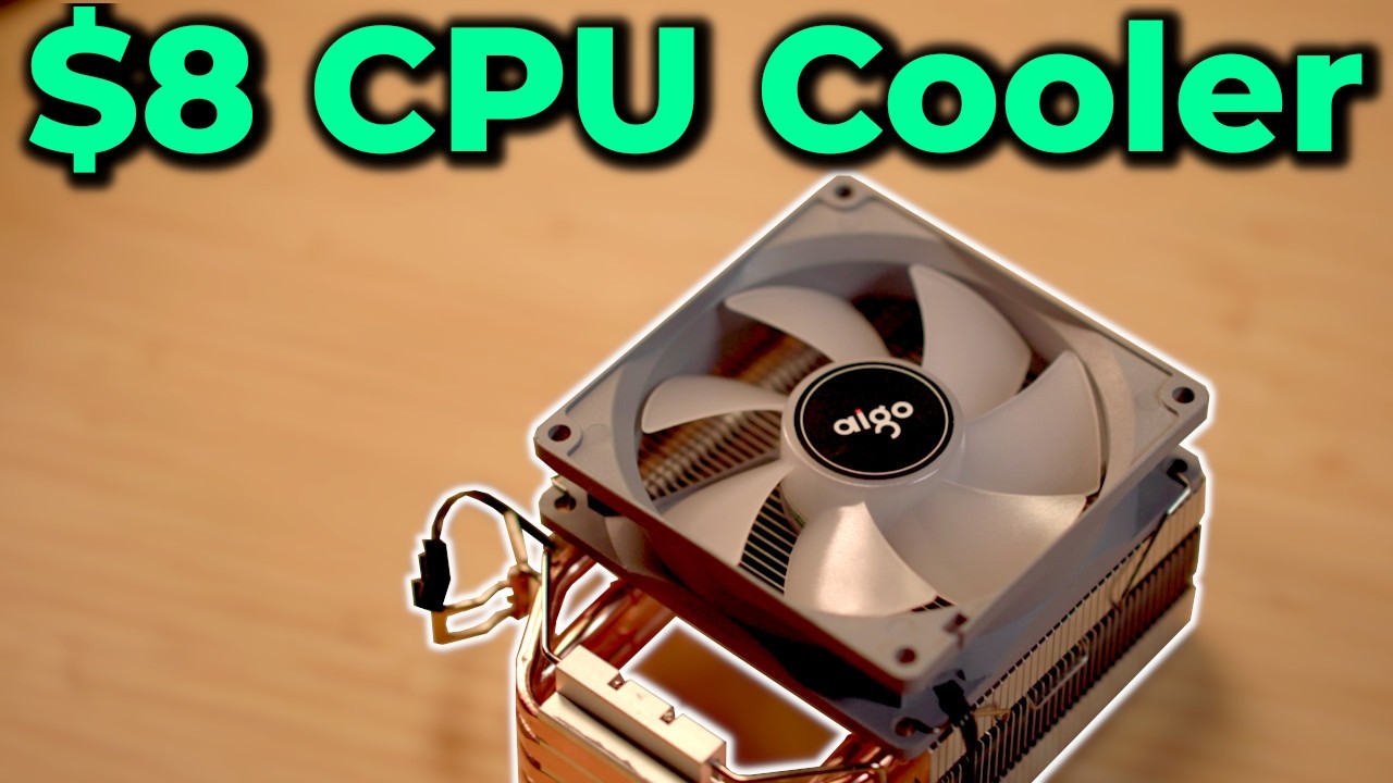 $8 CPU Cooler VS 16 Core Ryzen 9 CPU | Aigo ICE400SE CPU Air Cooler