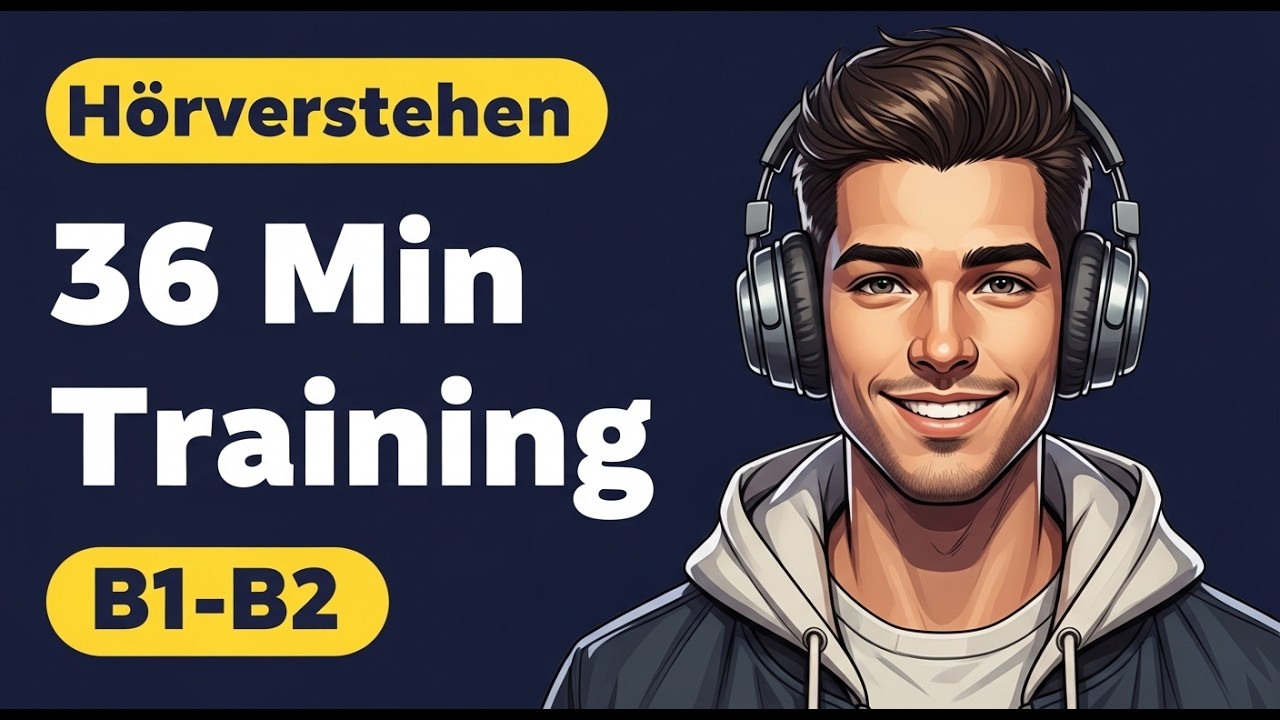 36 Minuten Training für besseres Hörverstehen B1–B2 | Restaurantbeschwerde, Service, Bezahlung