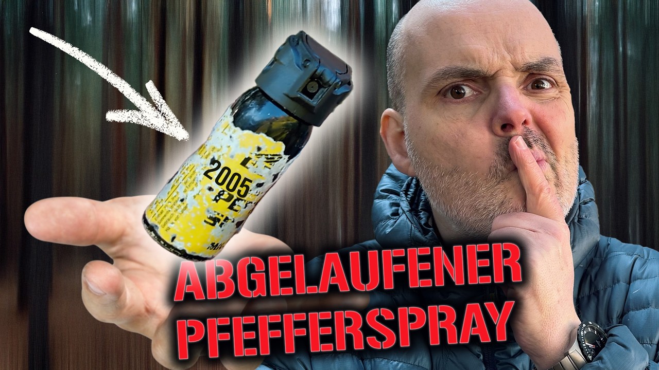 ABGELAUFENER  Pfefferspray? Funktioniert das noch?