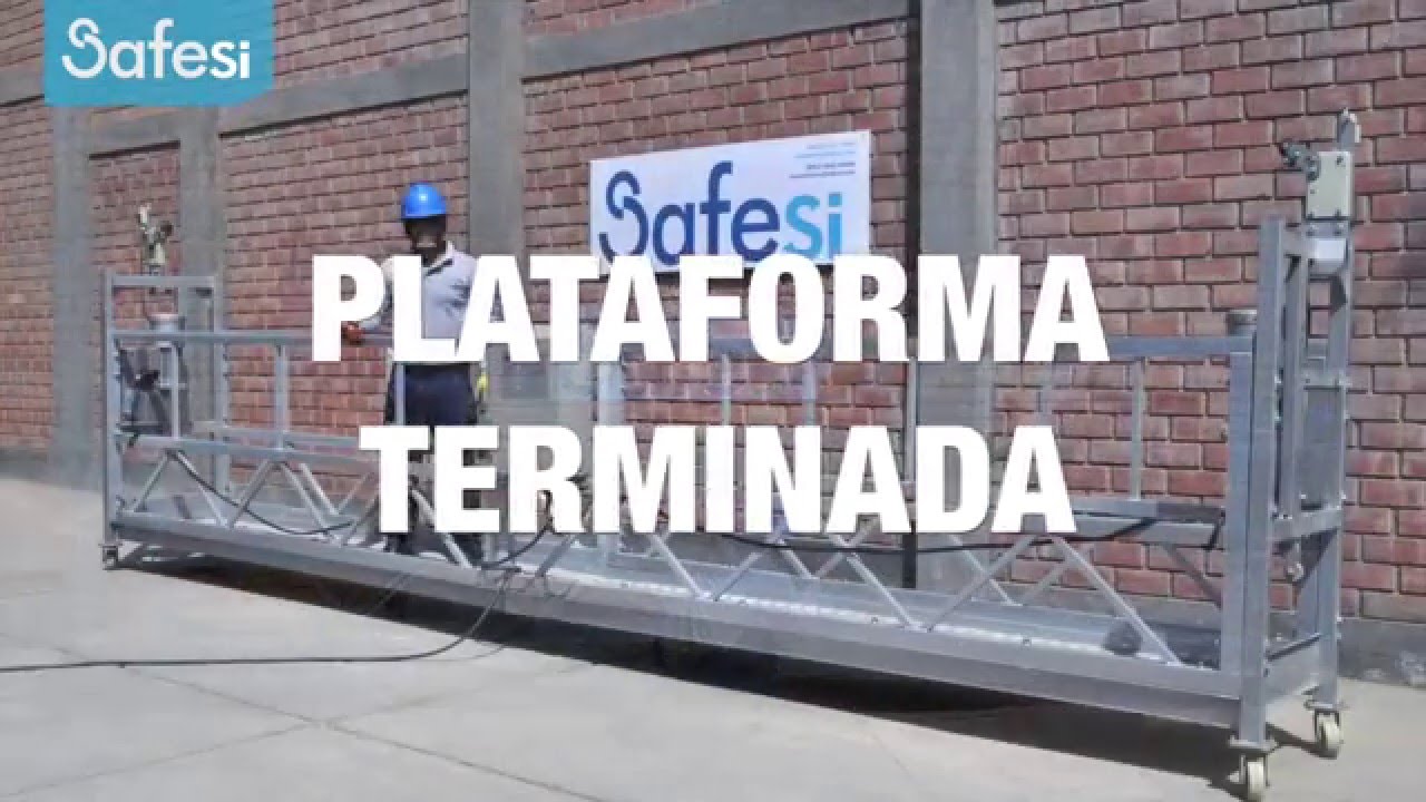 Andamio colgante - Armado de sistema de suspension