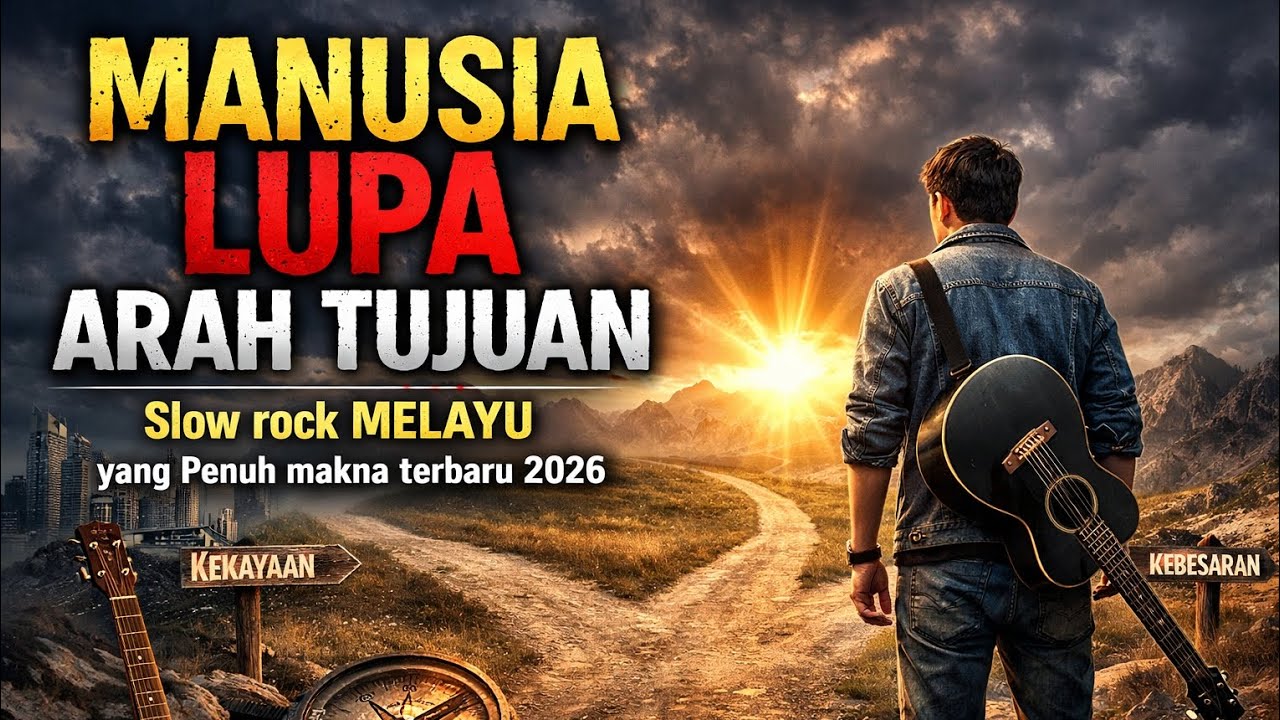 MANUSIA LUPA ARAH TUJUAN – Slow Rock Melayu Penuh Makna & Renungan Hidup