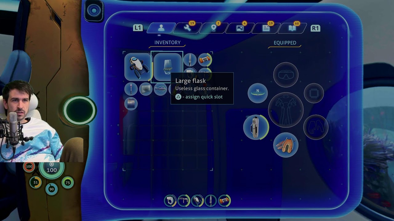 Voice Actor Plays Subnautica Sub Zero