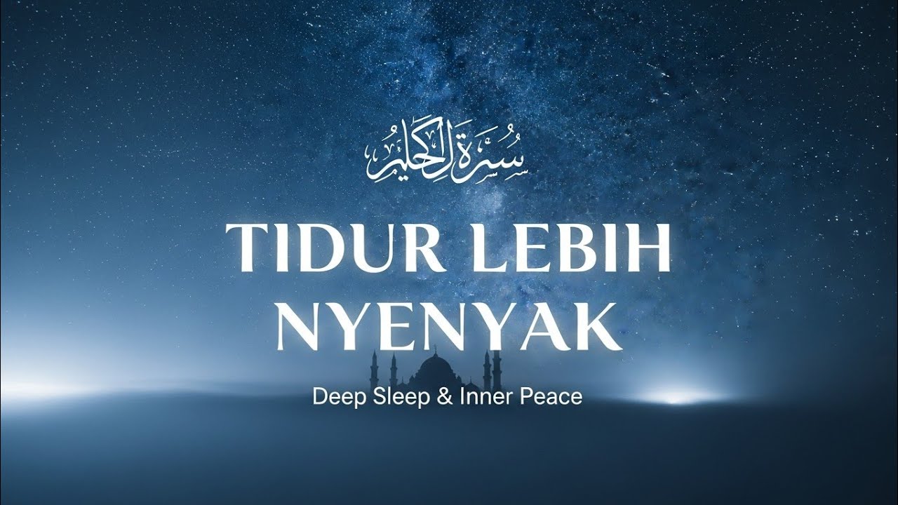 Tenangkan pikiran yang gelisah malam ini dengan dengarkan Murottal untuk tidur lebih nyenyak 