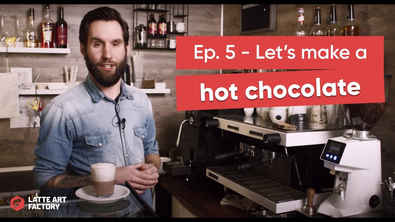 Making Hot Chocolate with a Commercial Milk Frothing Machine [5/7]