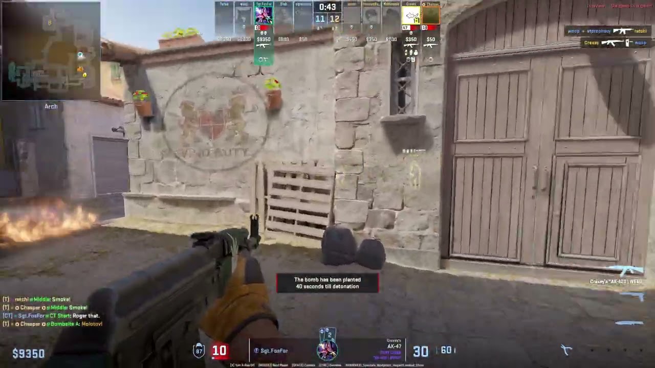 Premier Inferno Clutch 1vs4 , Part 1/3
