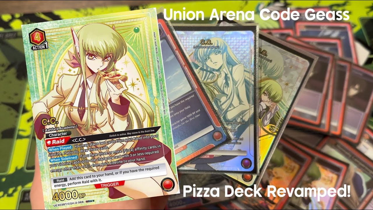 UNION ARENA PIZZA DECK REVAMPED! (Code Geass)