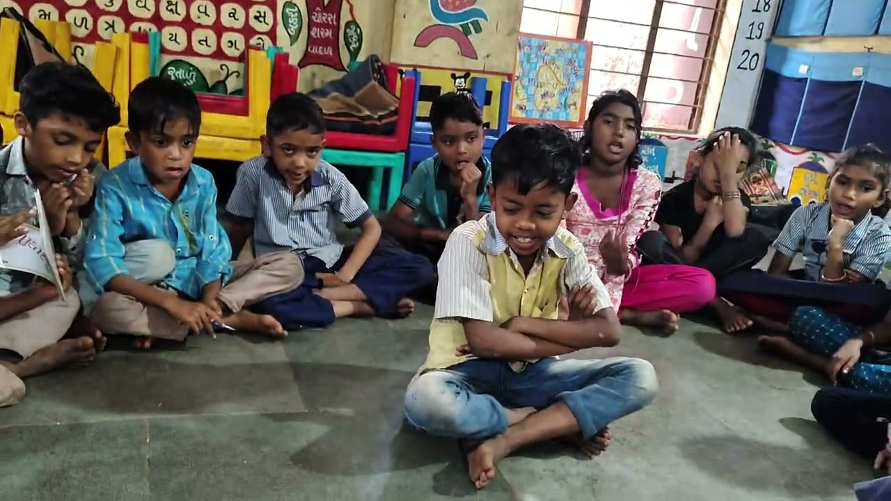બેના કૂદકા ની મદદથી બે નો ઘડીયા ની સમજ ધો -2 એકમ -8 વાહનો #school #viral #publiceducation #activity 