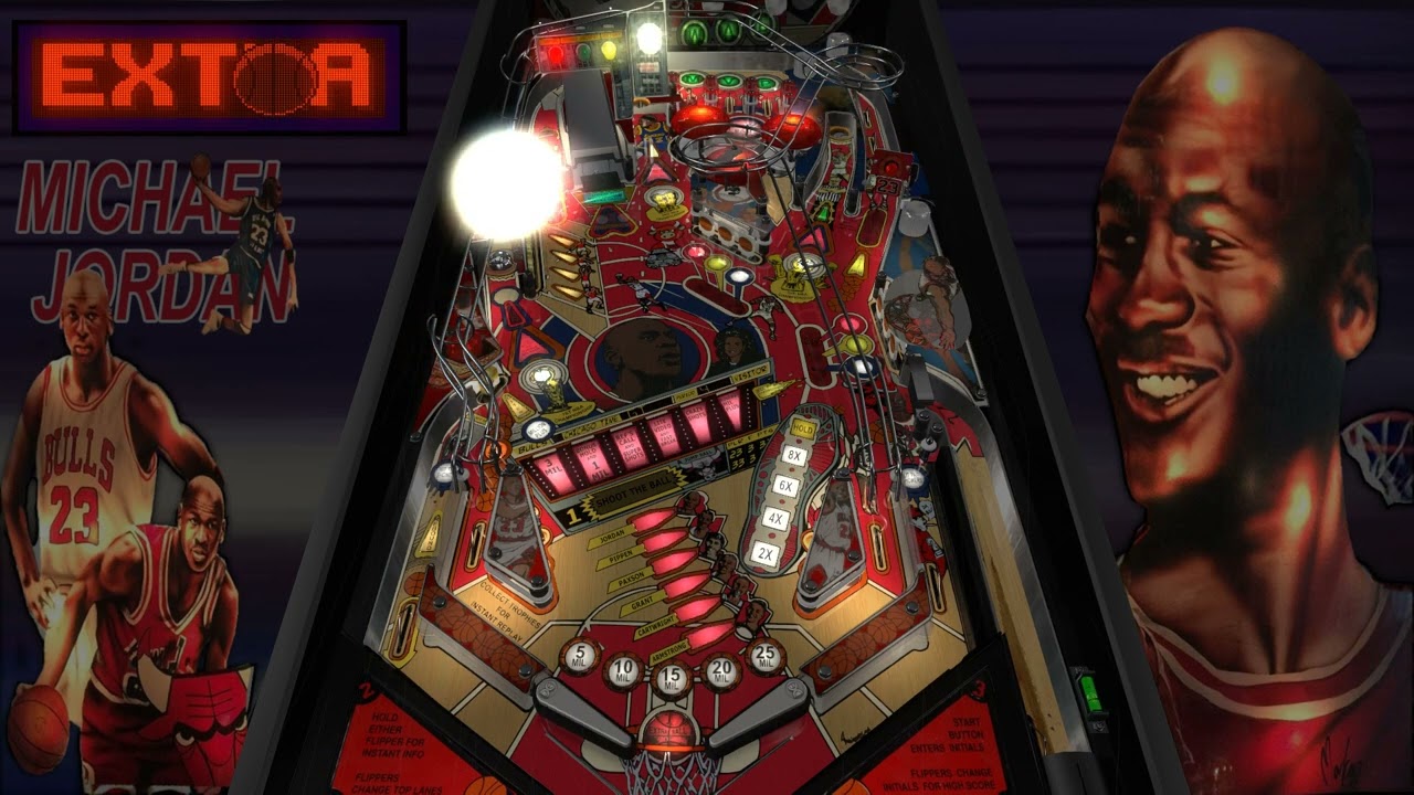 Michael Jordan (Data East 1992) by Rascal V2.0.4 - Pinball VPX