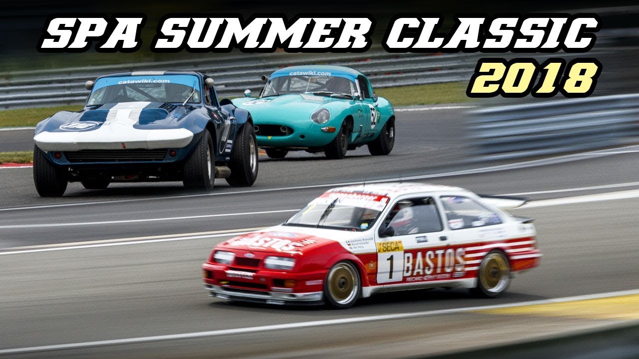 Spa Summer classic 2018 (GT40, Sierra RS500, Capri, E-type, 964, E36 M3, ...)