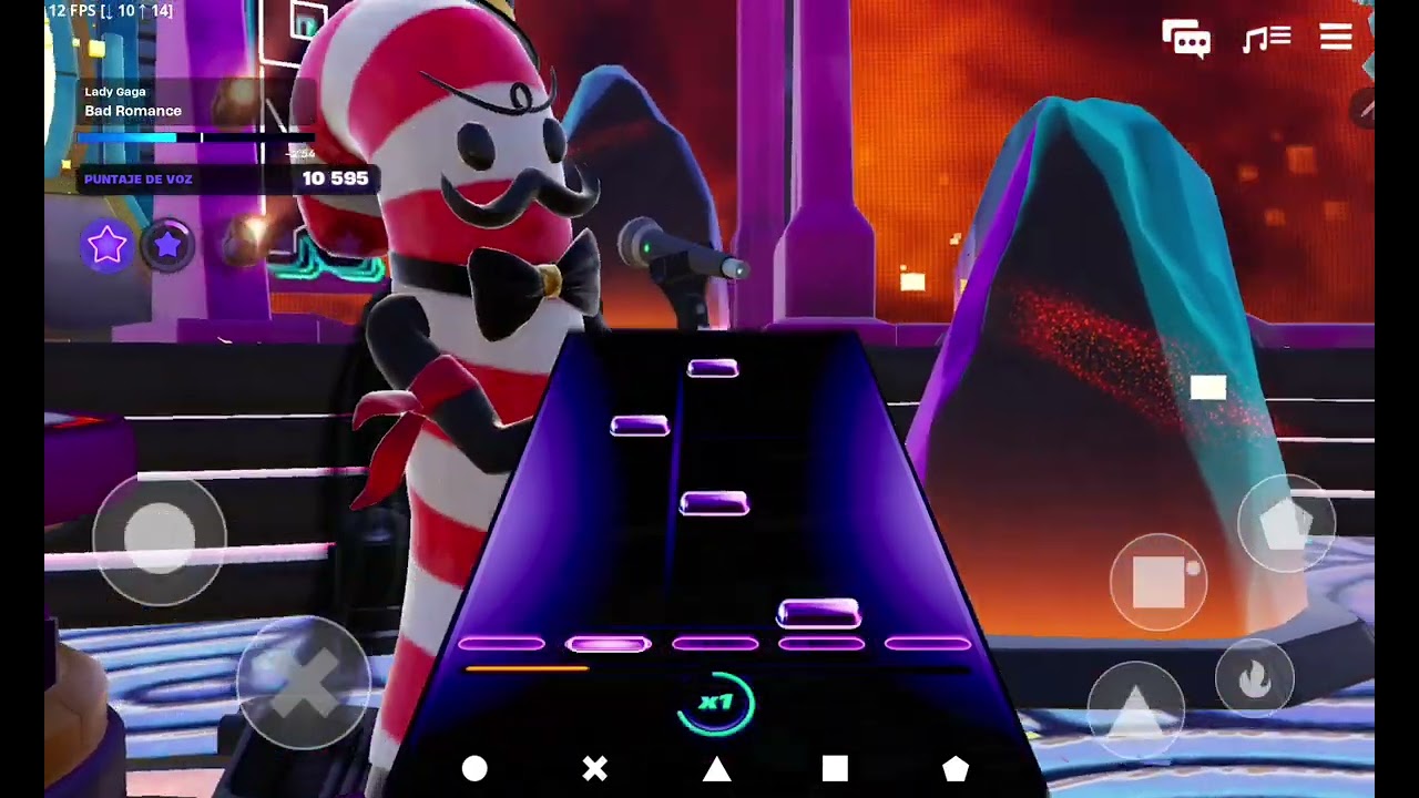 Fortnite Festival but my tablet can't handle high resolution.