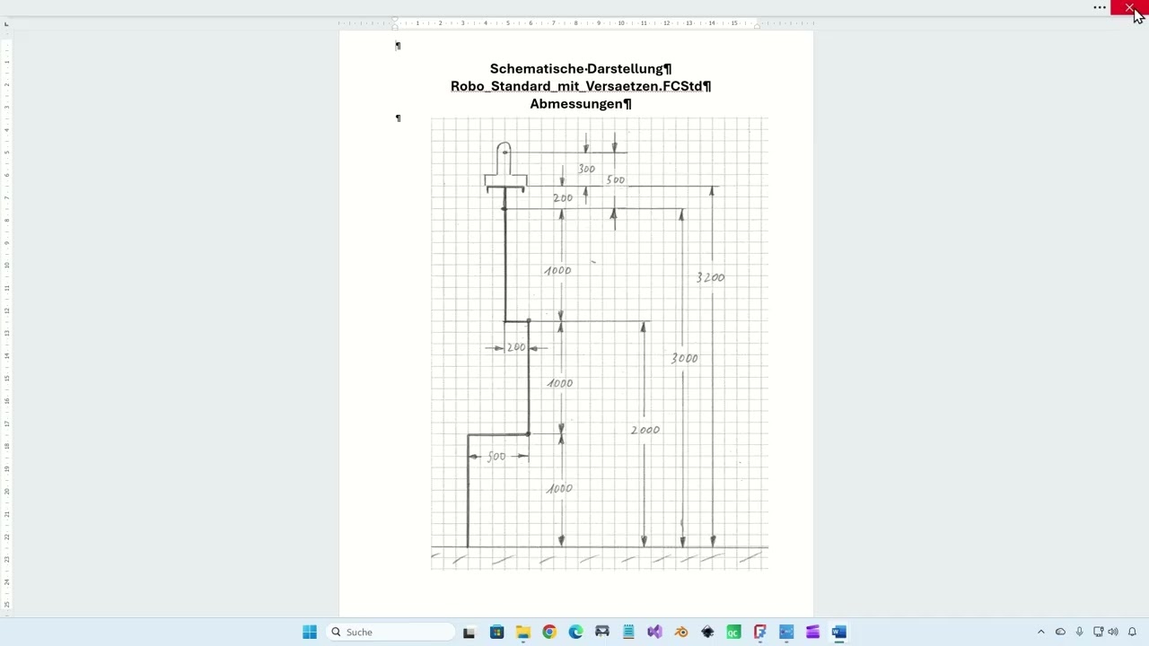 Teil 5: FreeCAD, Robotersimulation, Gelenkwinkel berechnen 1