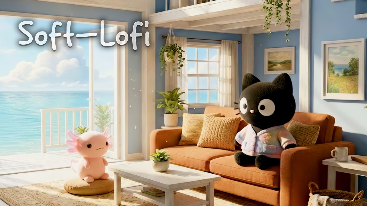 Soft Cozy Lofi — Gentle Rain Study Music for Focus & Concentration 🌧️📖🎧