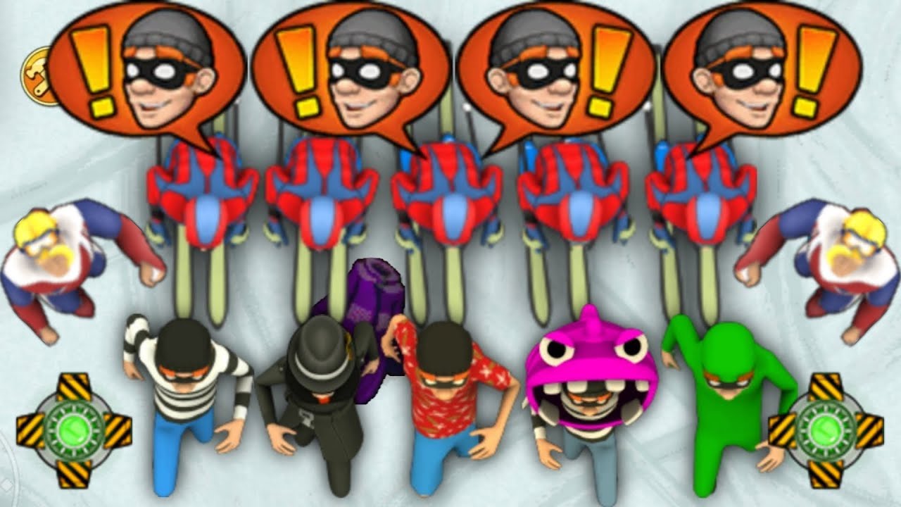 Robbery Bob 2 - All Costumes Funny Gameplay Part 198