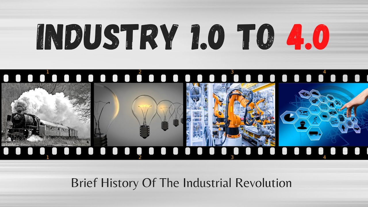 Industry 1.0 to 4.0 &ndash; Brief History of the Industrial Revolution