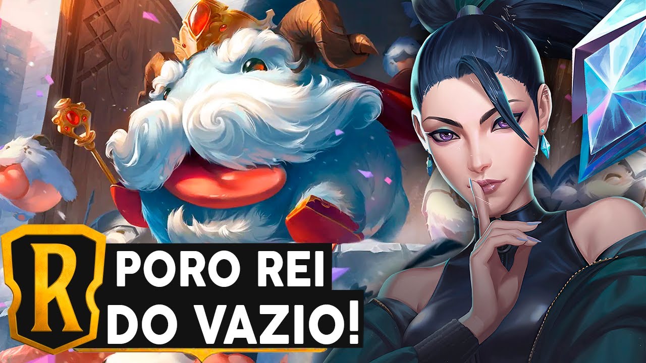 POROS RECEBEU REFORÇOS E TÁ INCRÍVEL | KAI'SA REI PORO DECK | LEGENDS OF RUNETERRA