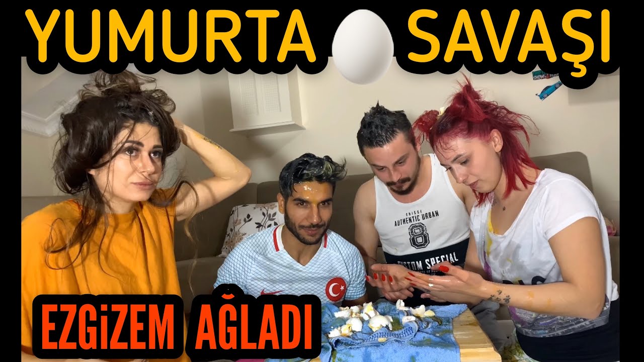 KIŞKIRTMALI YUMURTA SAVAŞI ( Ezgizem Ağladı ) TAŞ KAĞIT MAKAS