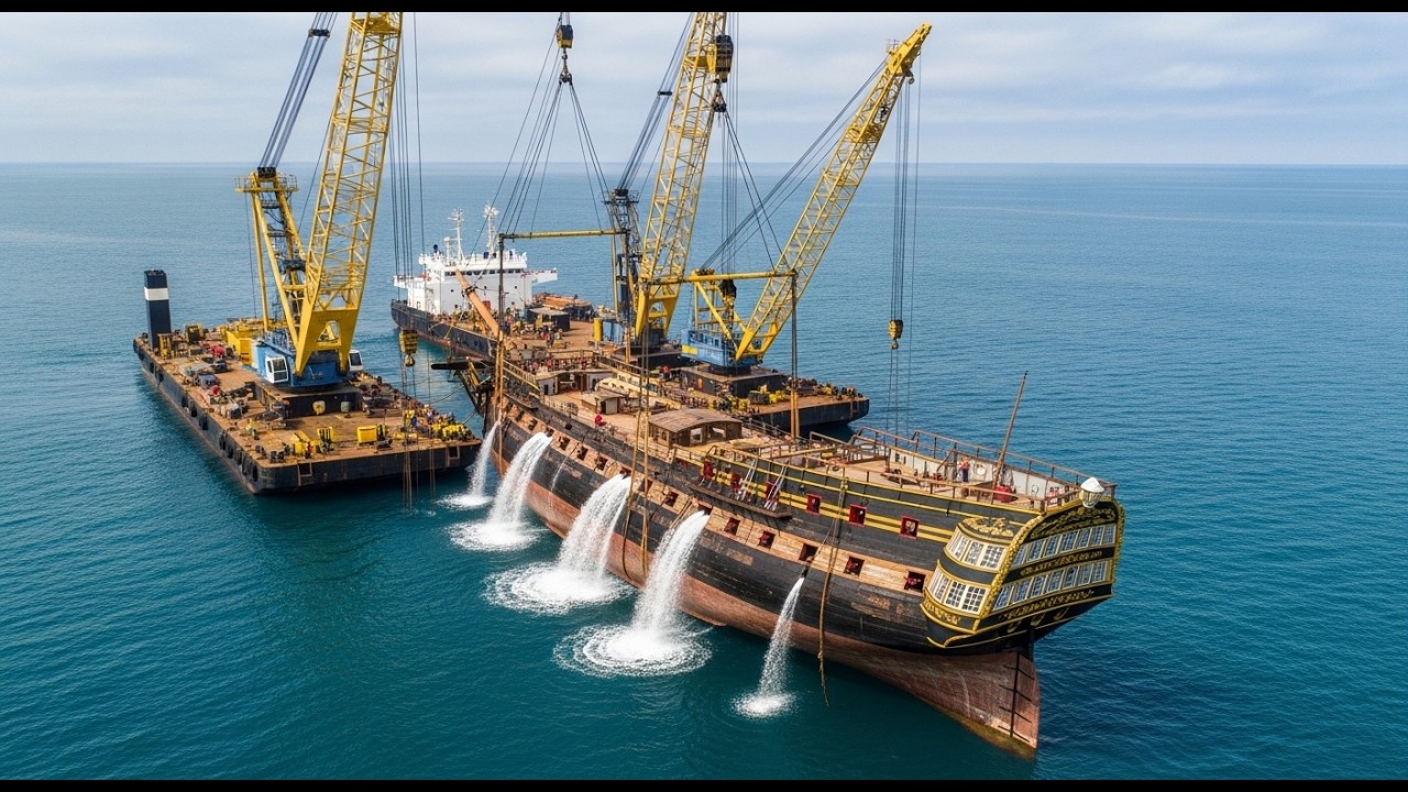 “The Ghost Ship Returns: HMS Victory Salvage & Restoration – Waking the Sleeping HMS Victory”