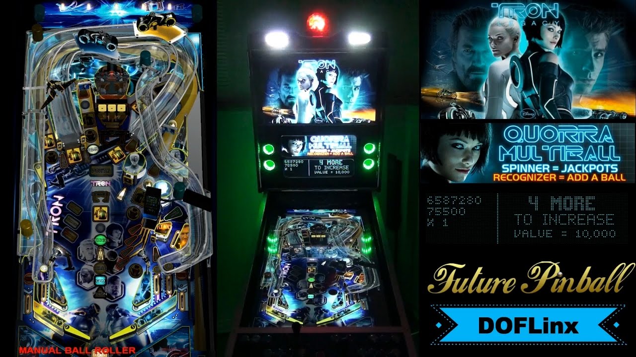 DOFLinx: Tron Legacy (Stern) (Ultimate). Future Pinball. It's finally here!