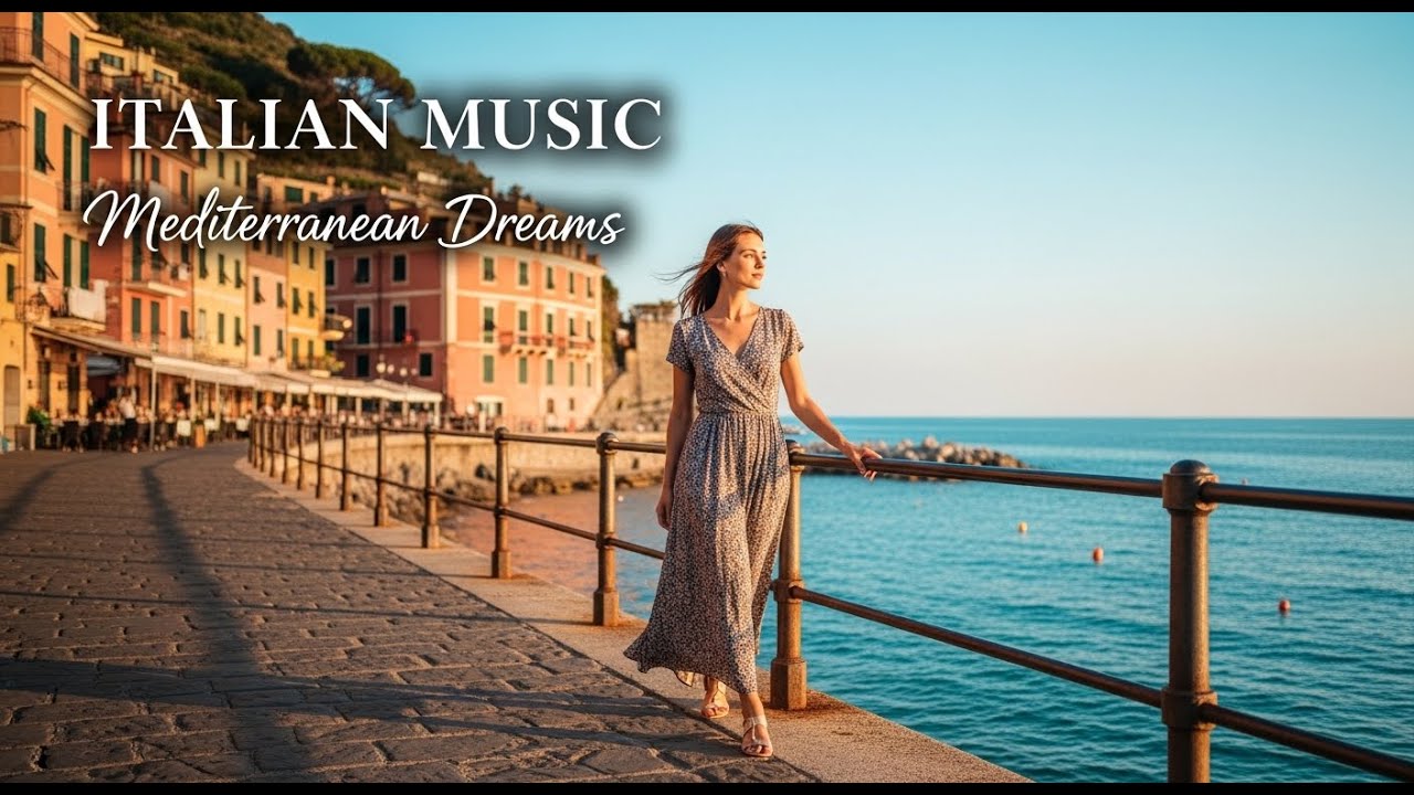 ☀️ Relaxing Italian Coastal Vibes ☀️ 1+ Hours Mediterranean Music with Scenic Views