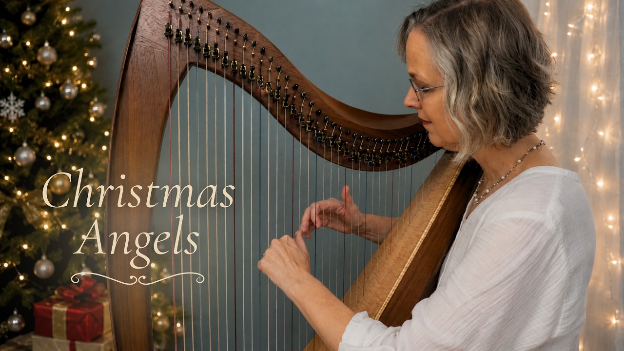 Christmas Angels, harp medley of Christmas carols